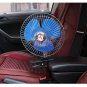 8 Inch 12V Portable Dashboard Vehicle Auto Car Fan Clip-On Oscillating Cooling