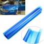 New Glossy Blue Tint Auto Headlight Fog Light Vinyl Film Wrap Sticker For Toyota