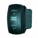 7 Pin Laser Rocker Switch Red Winch In & Out LED Light Car ATV Truck