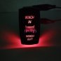 7 Pin Laser Rocker Switch Red Winch In & Out LED Light Car ATV Truck