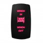 7 Pin Laser Rocker Switch Red Winch In & Out LED Light Car ATV Truck