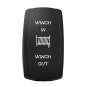 7 Pin Laser Rocker Switch Red Winch In & Out LED Light Car ATV Truck