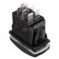 7 Pin Laser Rocker Switch Red Winch In & Out LED Light Car ATV Truck