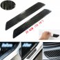2x Universal 25.8CM Carbon Fiber Car Scuff Plate Door Sill Panel Step Protector