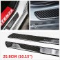 2x Universal 25.8CM Carbon Fiber Car Scuff Plate Door Sill Panel Step Protector