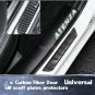 2x Universal 25.8CM Carbon Fiber Car Scuff Plate Door Sill Panel Step Protector