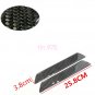 2x Universal 25.8CM Carbon Fiber Car Scuff Plate Door Sill Panel Step Protector