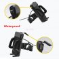 1x Waterproof Motorcycle GPS CellPhone Mount Holder With USB Power Charger 2in1