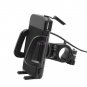 1x Waterproof Motorcycle GPS CellPhone Mount Holder With USB Power Charger 2in1