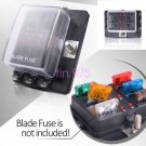DC 12V/24V 6 Way Circuit Car Boat Auto Blade Fuse Block Fuse Box Holder ATC ATO