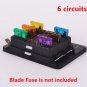 DC 12V/24V 6 Way Circuit Car Boat Auto Blade Fuse Block Fuse Box Holder ATC ATO