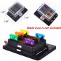 DC 12V/24V 6 Way Circuit Car Boat Auto Blade Fuse Block Fuse Box Holder ATC ATO
