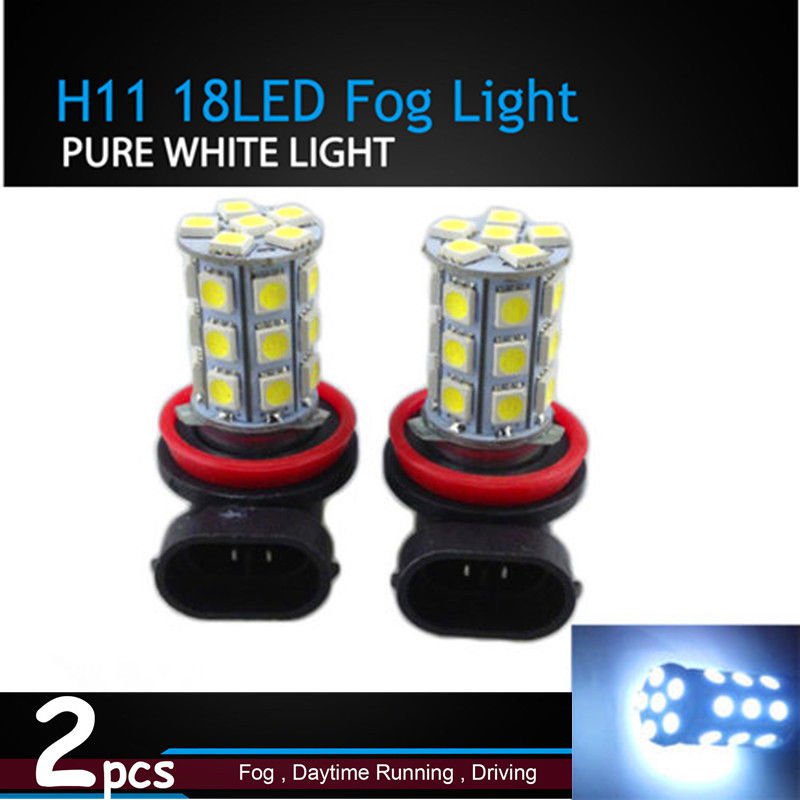2PC H11 White Fog Head Light LED Bulbs For Ford Falcon FG G6/XR6 XR8 2008-2014