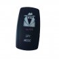 5 Pins Boat Car Blue LED Light Laser Rocker Switch Backlit SPY Mode Light On-Off