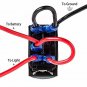 5 Pins Boat Car Blue LED Light Laser Rocker Switch Backlit SPY Mode Light On-Off