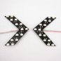 2 x yellow Arrow Indicator 14SMD LED Car Side Mirror Turn Signal Light For Audi