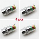 4PCS Car Auto Tire Pressure Monitor Valve Stem Caps Sensor Indicator Alert 36PSI