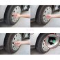 4PCS Car Auto Tire Pressure Monitor Valve Stem Caps Sensor Indicator Alert 36PSI