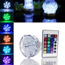 Submersible 10 LED Waterproof Light RGB for Vase Wedding Party Fish Tank Decors