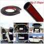 8M Big D-Shape Moulding Black Trim Rubber Strip Car Door Edge Seal Weather-strip