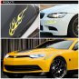 2pc Universal Car Sticker Engine Hood Decor Mural Vinyl Flame Motorcycle Decals