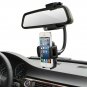Universal 360° Car Rearview Mirror Mount Holder Stand Cradle For Cell Phone GPS