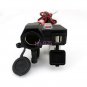 Multifunction 5V 2.1A Motorcycle Cigarette Lighter Dual USB Socket Phone Charger