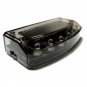 Solar Energy 6LED Blue Vehicles Dash Strobe Flash Light Anti-theft Security Lamp