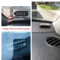 Solar Energy 6LED Blue Vehicles Dash Strobe Flash Light Anti-theft Security Lamp