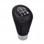 Universal Leather Black 5 Speed Stitche Manual Car Gear Stick Shift Knob Shifter