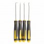 4Pcs Mini 6.5" Car Oil Seal/O Ring Seal Gasket Pick Precision Hooks Puller Tool