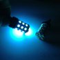 2X T20 27 SMD LED Light Bulb Ice Blue Tail Backup Foglight Reverse Wedge Lamp