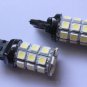 2X T20 27 SMD LED Light Bulb Ice Blue Tail Backup Foglight Reverse Wedge Lamp