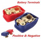 Quick Release Positive & Negative Battery Terminals Connector Clamps Car Caravan