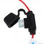 DC 12V CAR TRUCK STEREO ANTENNA FM AM RADIO INLINE SIGNAL AMP AMPLIFIER BOOSTER