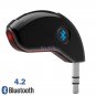 Car Bluetooth 4.2 Receiver Speaker 3.5mm AUX Music Streaming Audio Adapter Mic