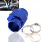 32mm Blue Metal Car SUV Water Temp Joint Pipe Sensor Gauge Radiator Hose Adapter