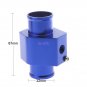 32mm Blue Metal Car SUV Water Temp Joint Pipe Sensor Gauge Radiator Hose Adapter