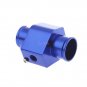 32mm Blue Metal Car SUV Water Temp Joint Pipe Sensor Gauge Radiator Hose Adapter