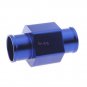 32mm Blue Metal Car SUV Water Temp Joint Pipe Sensor Gauge Radiator Hose Adapter