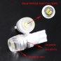 NEW 10PC Xenon White High Power 3W Samsung 5730 T10 Wedge LED Lights 192 168 194