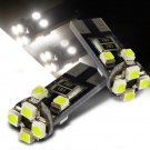 4x T10 501 W5W CAR SIDE LIGHT BULBS ERROR FREE CANBUS 8 SMD LED XENON HID WHITE