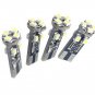 4x T10 501 W5W CAR SIDE LIGHT BULBS ERROR FREE CANBUS 8 SMD LED XENON HID WHITE