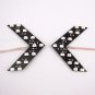 2X Red Arrow Indicator 14SMD LED Car Side Mirror Turn Signal Light For Chevrolet