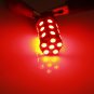 2X 7440 T20 27 SMD LED Light Bulb Red Tail Backup Fog DRL Reverse Wedge Lamp