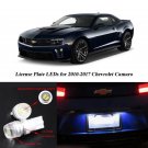 2010-2017 Chevy Chevrolet Camaro License Plate Light White LED Bulbs (one pair)