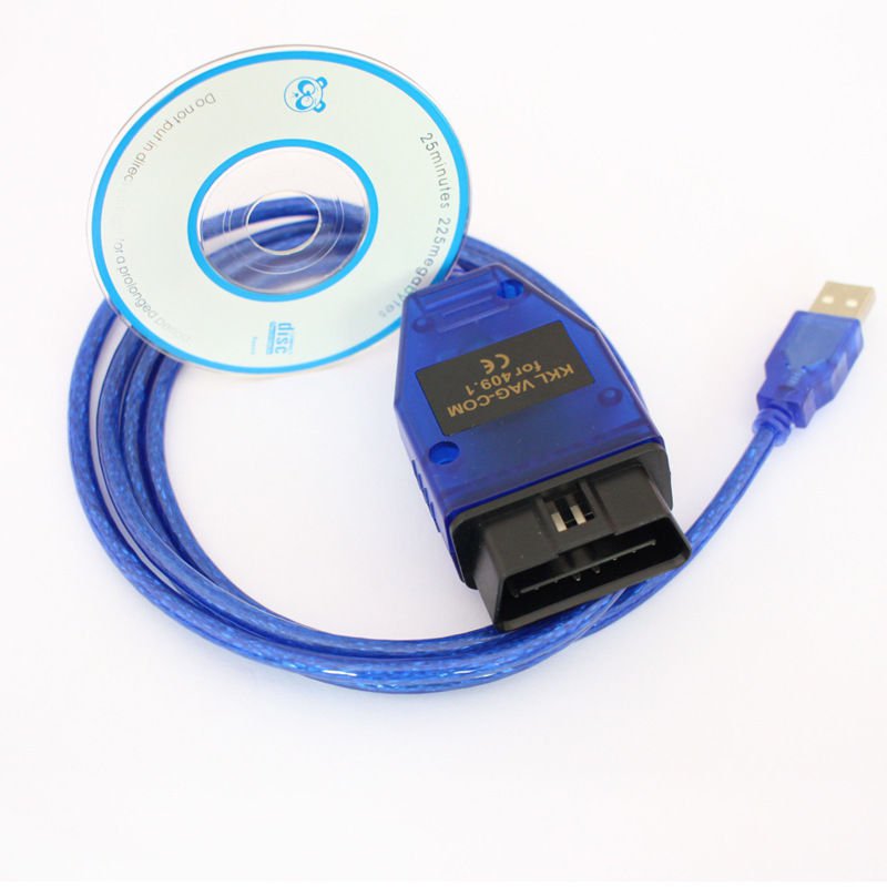 VAG-COM KKL 409.1 OBD2 USB Cable Auto Scanner Scan Tool Audi VW SEAT Volkswagen