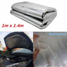 Heat Shield Mat Car Turbo Exhaust Muffler Insulation Hood Fiberglass Cotton Pad