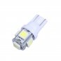 2x HID White 360&Acirc;&deg; 5-SMD 168 194 2825 LED Lamp For License Plate Lights bulbs