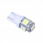 2x HID White 360&Acirc;&deg; 5-SMD 168 194 2825 LED Lamp For License Plate Lights bulbs